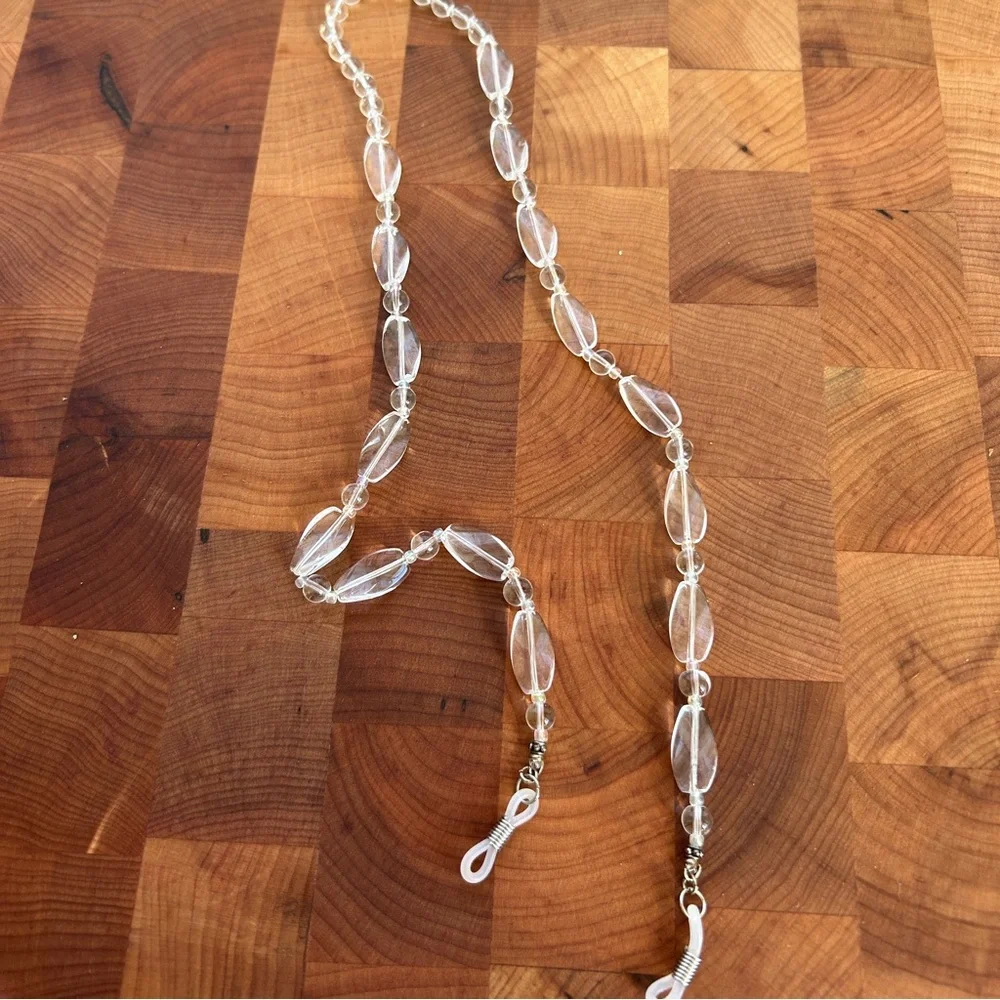 Vintage Crystal Beaded Eyeglass Chain Sunglass Leash